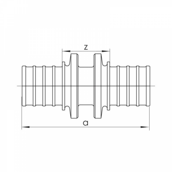 REHAU 12005261001 Муфта соединительная равнопроходная 10x1,1